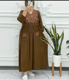 ساحلی گلدوزی شده نخی